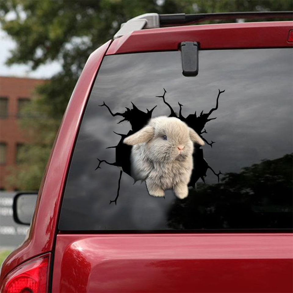 Bunny Crack Duck Decal You Cute Car Decals Valentines Gifts For Her - Wildlife & Nature die-cut waterproof vinyl sticker decal