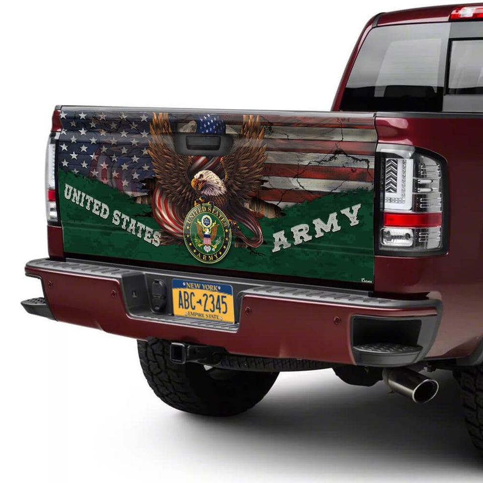United States Artruck Tailgate Decal Sticker Wrap Tailgate Wrap Decals For Trucks