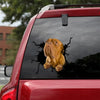 French Mastiff Crack Decal Sticker Car Cute Vinyl Decals For Cars Christmas Gifts 2022 - Dog Lovers die-cut waterproof vinyl sticker decal