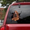 Bloodhound Crack Sticker Album Funny Custom Wall Stickers Travel Gifts - Dog Lovers die-cut waterproof vinyl sticker decal
