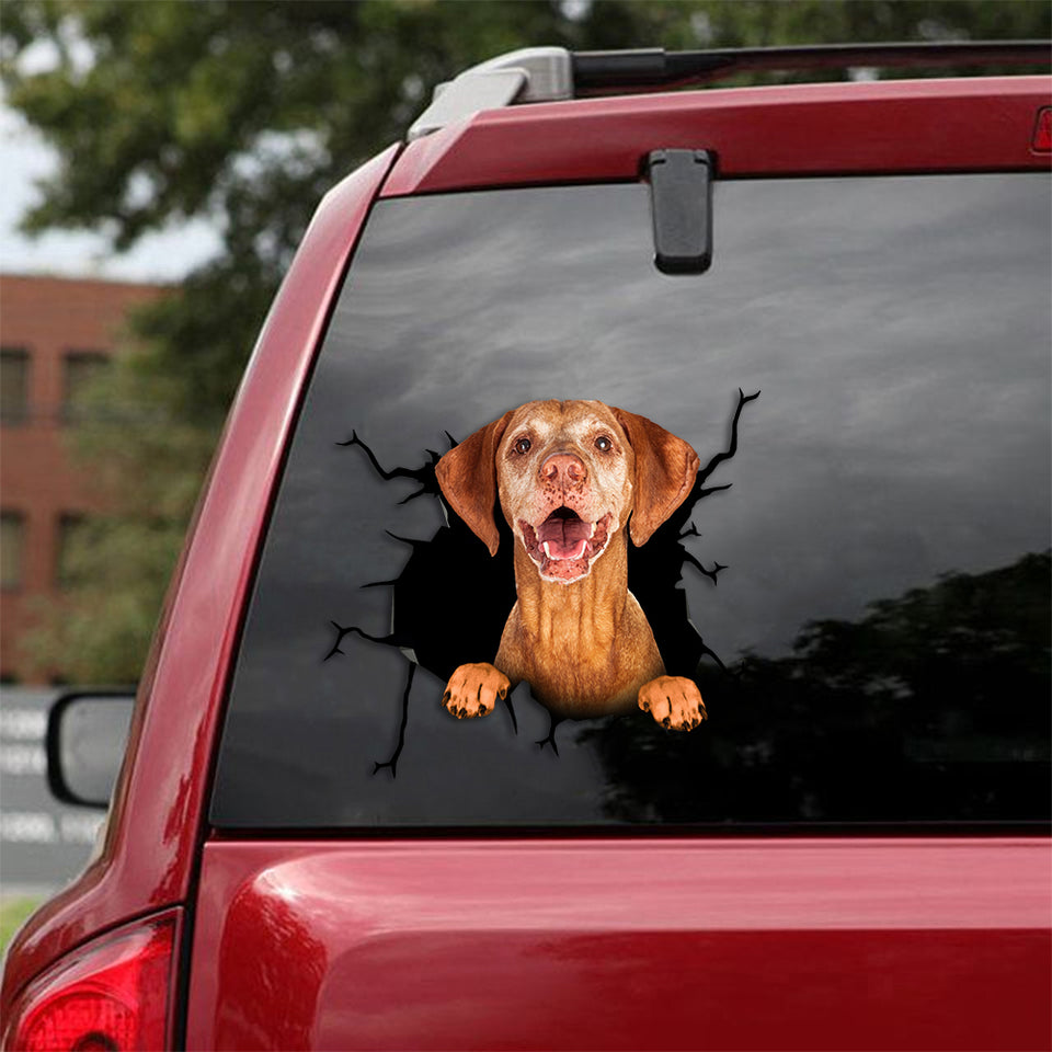 Vizsla Crack Sticker Pack You Cute Custom Window Decals Couple Gift Ideas - Dog Lovers die-cut waterproof vinyl sticker decal