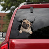 Pug Crack Decor Decal Funny Jokes Custom Stickers Birthday Gifts For Women - Dog Lovers die-cut waterproof vinyl sticker decal