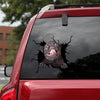 Pug Crack Sticker Ideas Cute Sticker Maker Gifts For Nurses - Dog Lovers die-cut waterproof vinyl sticker decal