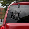 Pug Crack Decals For Cars Humor Die Cut Stickers 25th Anniversary Gifts - Dog Lovers die-cut waterproof vinyl sticker decal