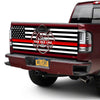 Thin Red Line truck Tailgate Decal Sticker Wrap Tailgate Wrap Decals For Trucks
