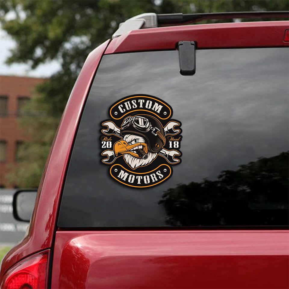Eagle Crack Decal Sticker Car Funny Pictures Laptop Decals Housewarming Gift Ideas - Wildlife & Nature die-cut waterproof vinyl sticker decal