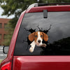 Dachshund Crack Decal For Rear Window Wiper Funny Birthday Memes Stickers Gifts For Pregnant Women - Dog Lovers die-cut waterproof vinyl sticker decal