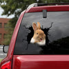 Rabbit Crack Decals Cute A Custom Window Decals Birthday Gifts For Mom - Wildlife & Nature die-cut waterproof vinyl sticker decal