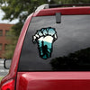 Bigfoot Crack Decal Window Wiper Lovable Bumper Stickers Mothers Day Presents - General die-cut waterproof vinyl sticker decal