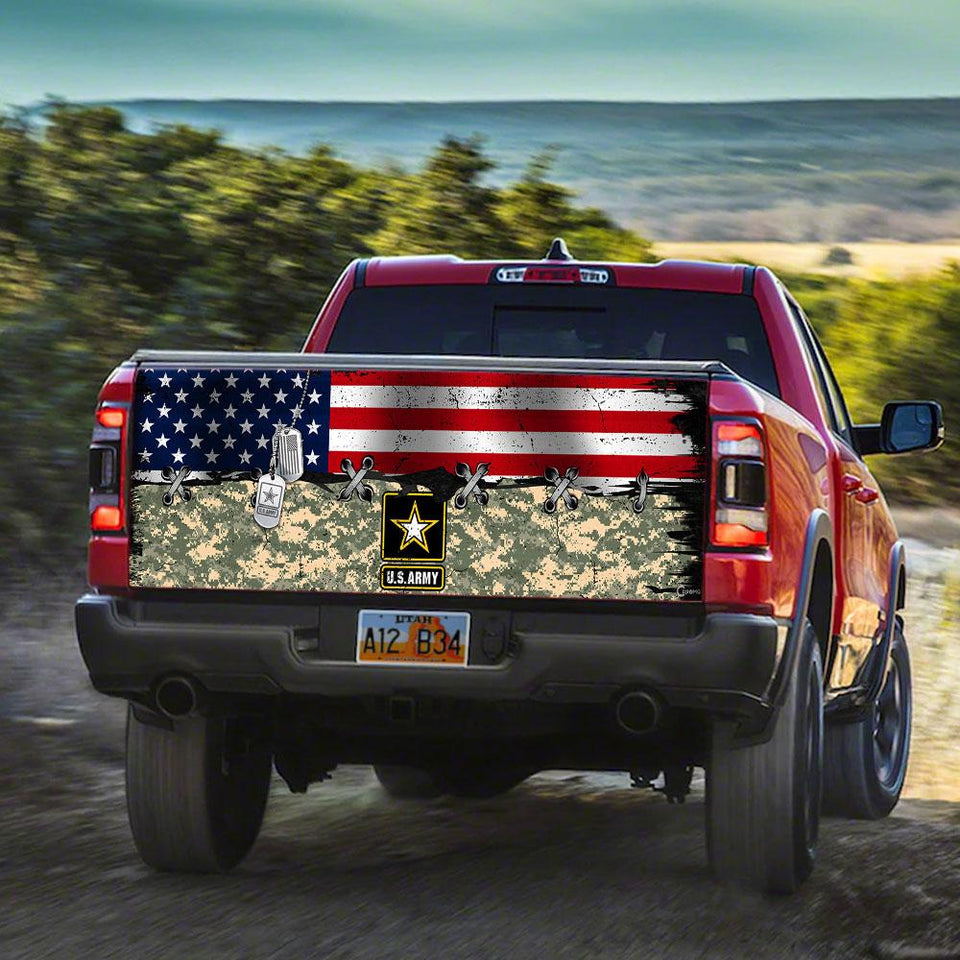 U.s Artruck Tailgate Decal Sticker Wrap Tailgate Wrap Decals For Trucks