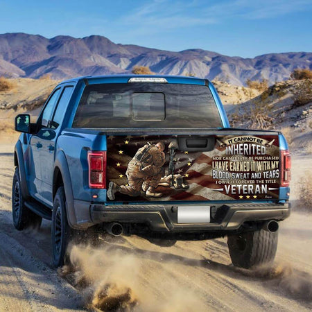 United States Veteran American truck Tailgate Decal Sticker Wrap Tailgate Wrap Decals For Trucks