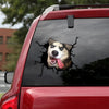 Husky Crack Head Decal Funny Memes Car Bumper Stickers Birthday Gifts For Mom - Dog Lovers die-cut waterproof vinyl sticker decal