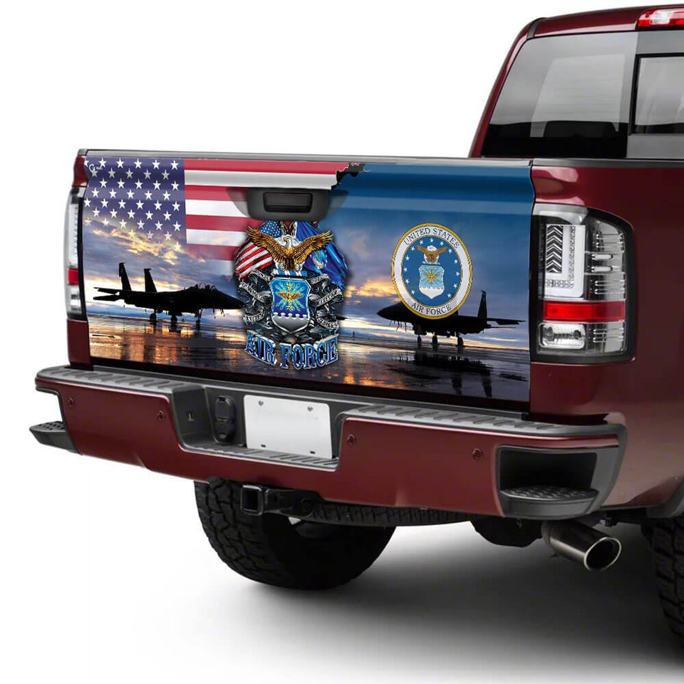 United States Air Force truck Tailgate Decal Sticker Wrap Tailgate Wrap Decals For Trucks