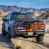 Firefighter American truck Tailgate Decal Sticker Wrap Tailgate Wrap Decals For Trucks