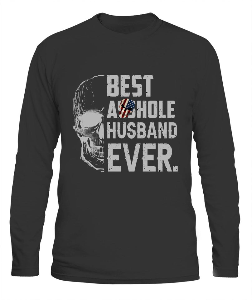 Best Freaking Husband Ever Flag Skull 2D Full K1582