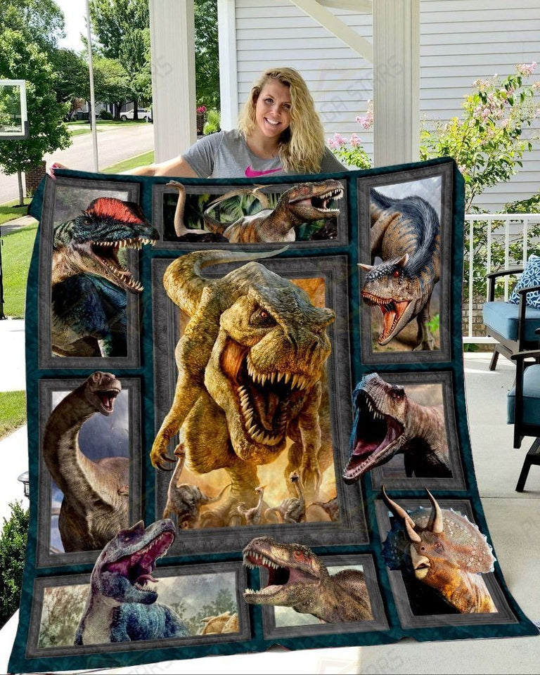DINOSAUR PATTERN XC03 BLANKET