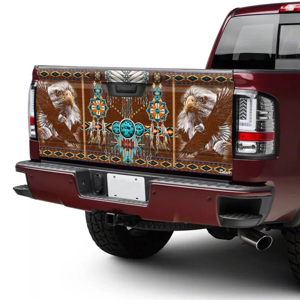 Native American truck Tailgate Decal Sticker Wrap Tailgate Wrap Decals For Trucks