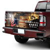 Patriotic Cross American truck Tailgate Decal Sticker Wrap Tailgate Wrap Decals For Trucks