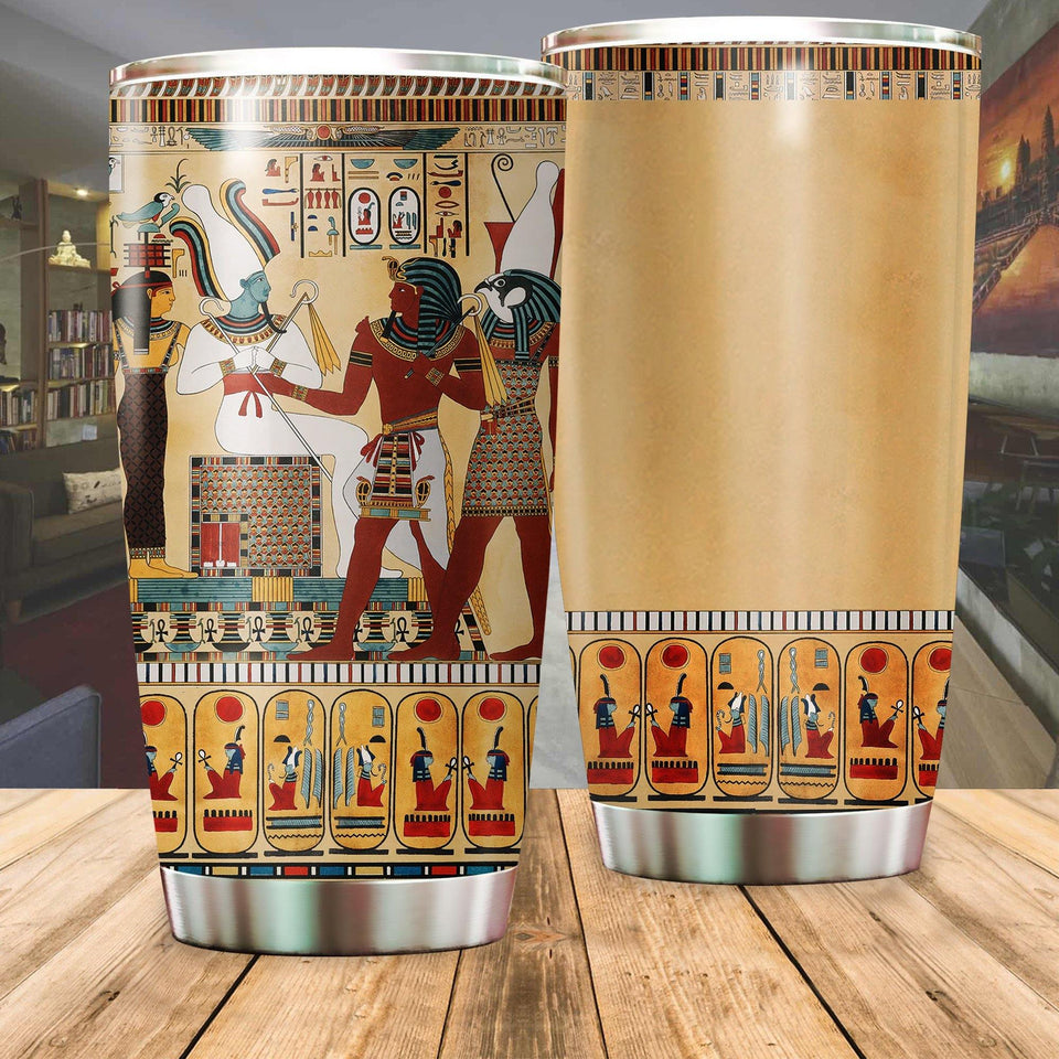 Ancient Egypt Tumbler Cup TC1544 - Camellia Print