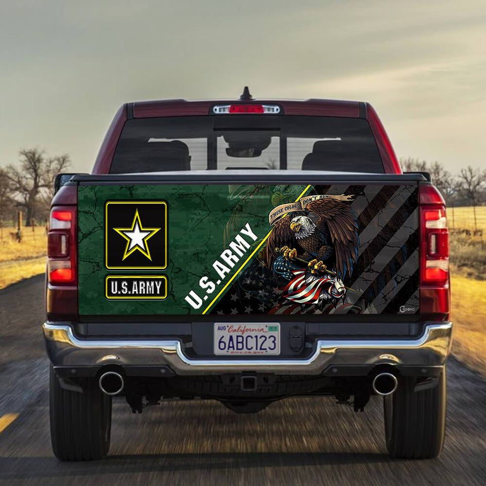 United States Artruck Tailgate Decal Sticker Wrap Tailgate Wrap Decals For Trucks