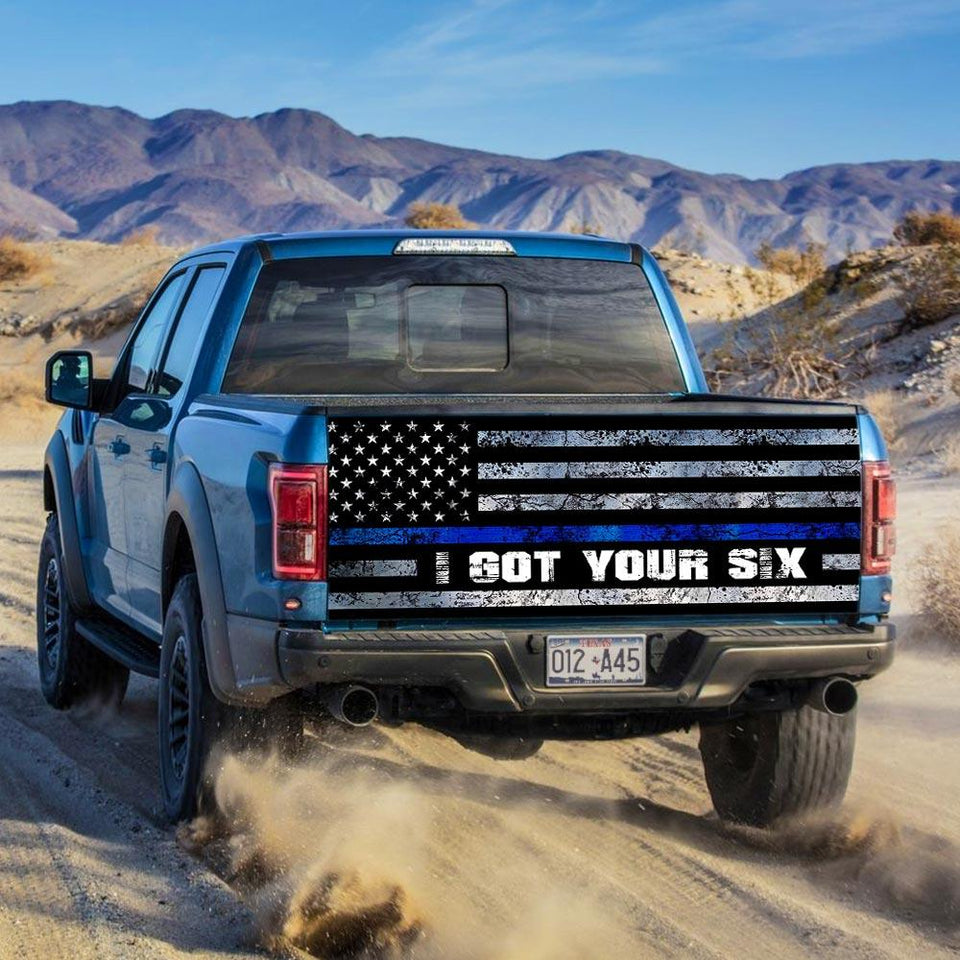 Truck Tailgate Decal Sticker Wrap I Got Your Six Tailgate Wrap Decals For Trucks