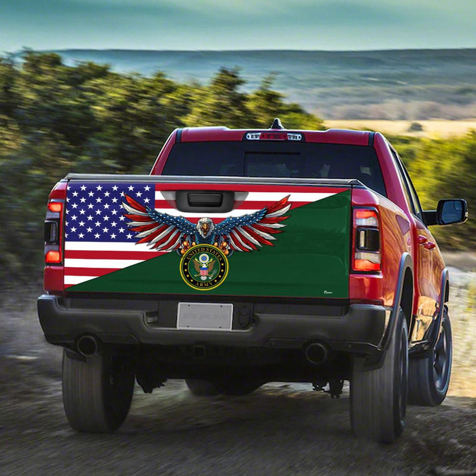United States Artruck Tailgate Decal Sticker Wrap Tailgate Wrap Decals For Trucks