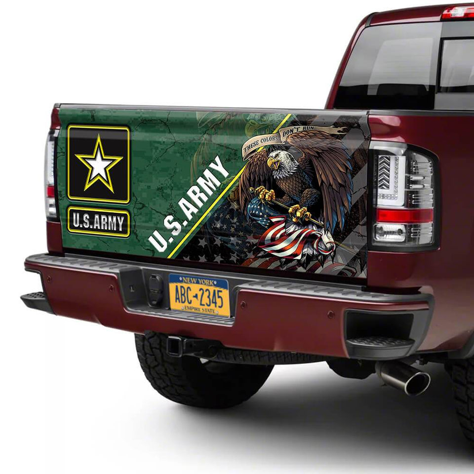 United States Artruck Tailgate Decal Sticker Wrap Tailgate Wrap Decals For Trucks