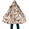 Animal Symbols Hoodie Coat HC1058 - Camellia Print