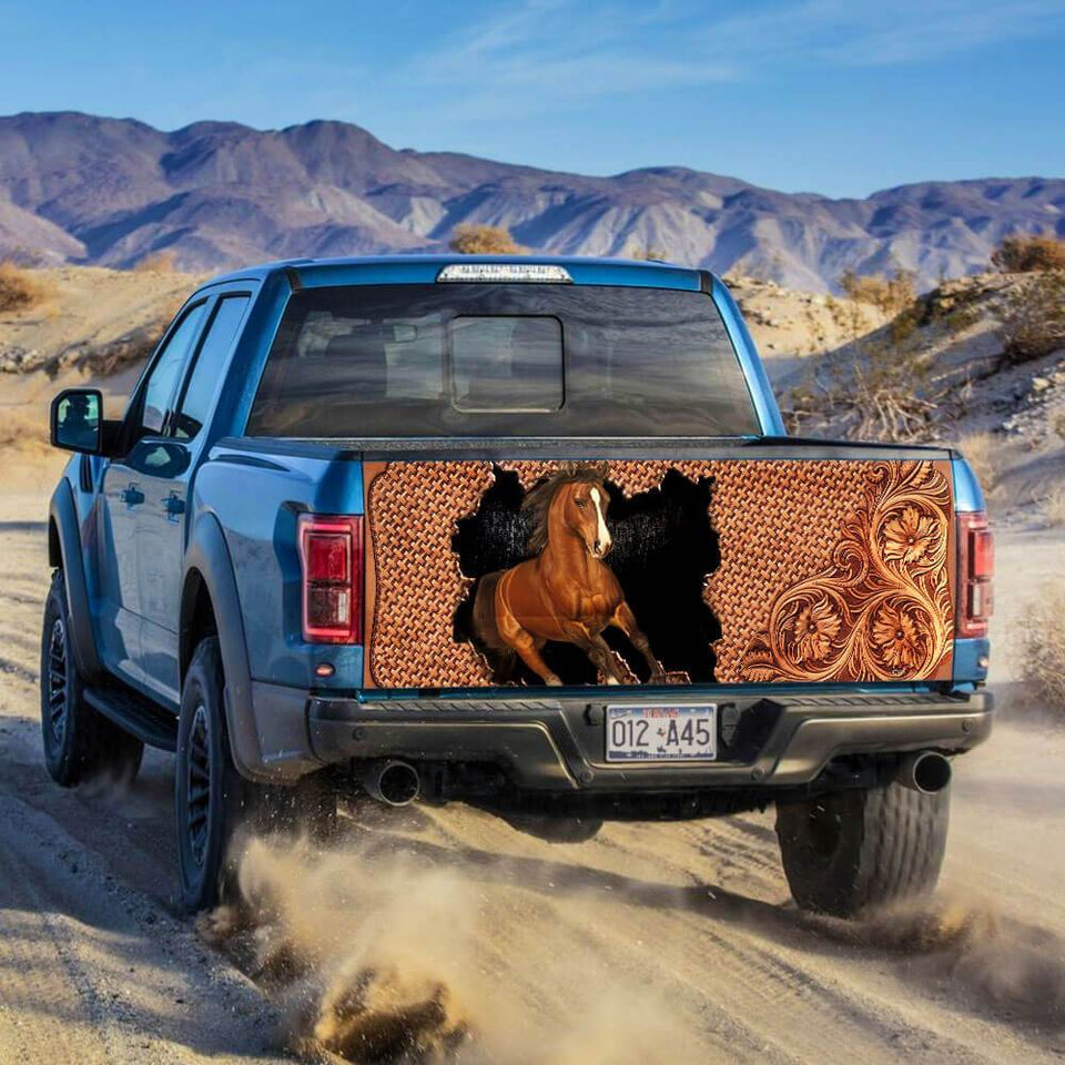 Truck Tailgate Decal Sticker Wrap Horse Tailgate Wrap Decals For Trucks