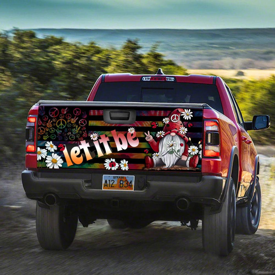 Gnome Let It Truck Tailgate Decal Sticker Wrap Let It Be Tailgate Wrap Decals For Trucks