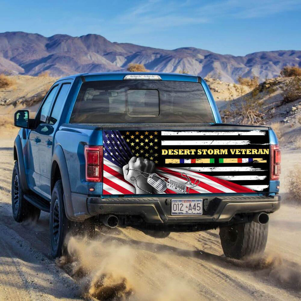 Truck Tailgate Decal Sticker Wrap Veteran Tailgate Wrap Decals For Trucks
