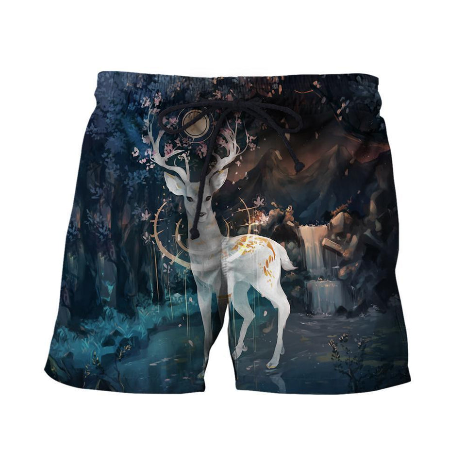 BEAUTIFUL DEER 3D ALL OVER PRINTED SHIRTS ANN231002