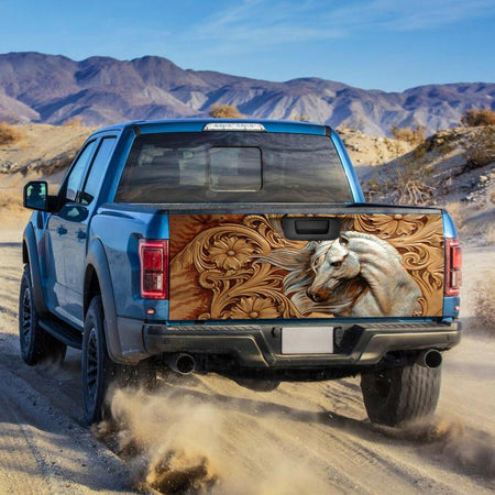 Horse Atruck Tailgate Decal Sticker Wrap Horse Themed Gifts  Tailgate Wrap Decals For Trucks