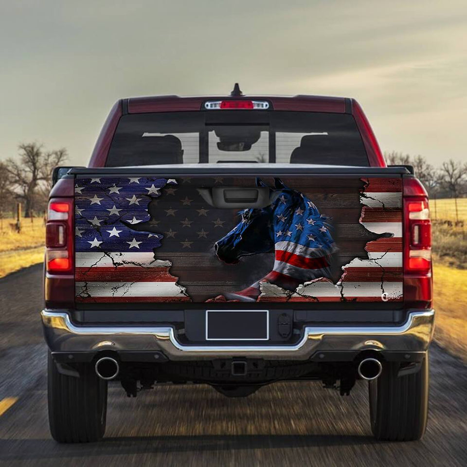 Truck Tailgate Decal Sticker Wrap Horse Tailgate Wrap Decals For Trucks