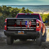 Thin Red Line truck Tailgate Decal Sticker Wrap Tailgate Wrap Decals For Trucks