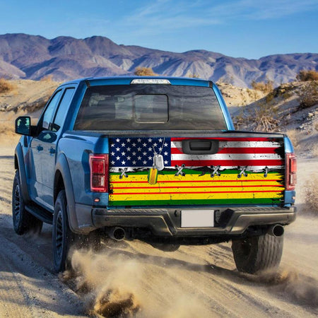 Vietnam Veterans truck Tailgate Decal Sticker Wrap Tailgate Wrap Decals For Trucks