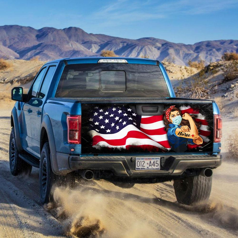 Truck Tailgate Decal Sticker Wrap Nurse Tailgate Wrap Decals For Trucks