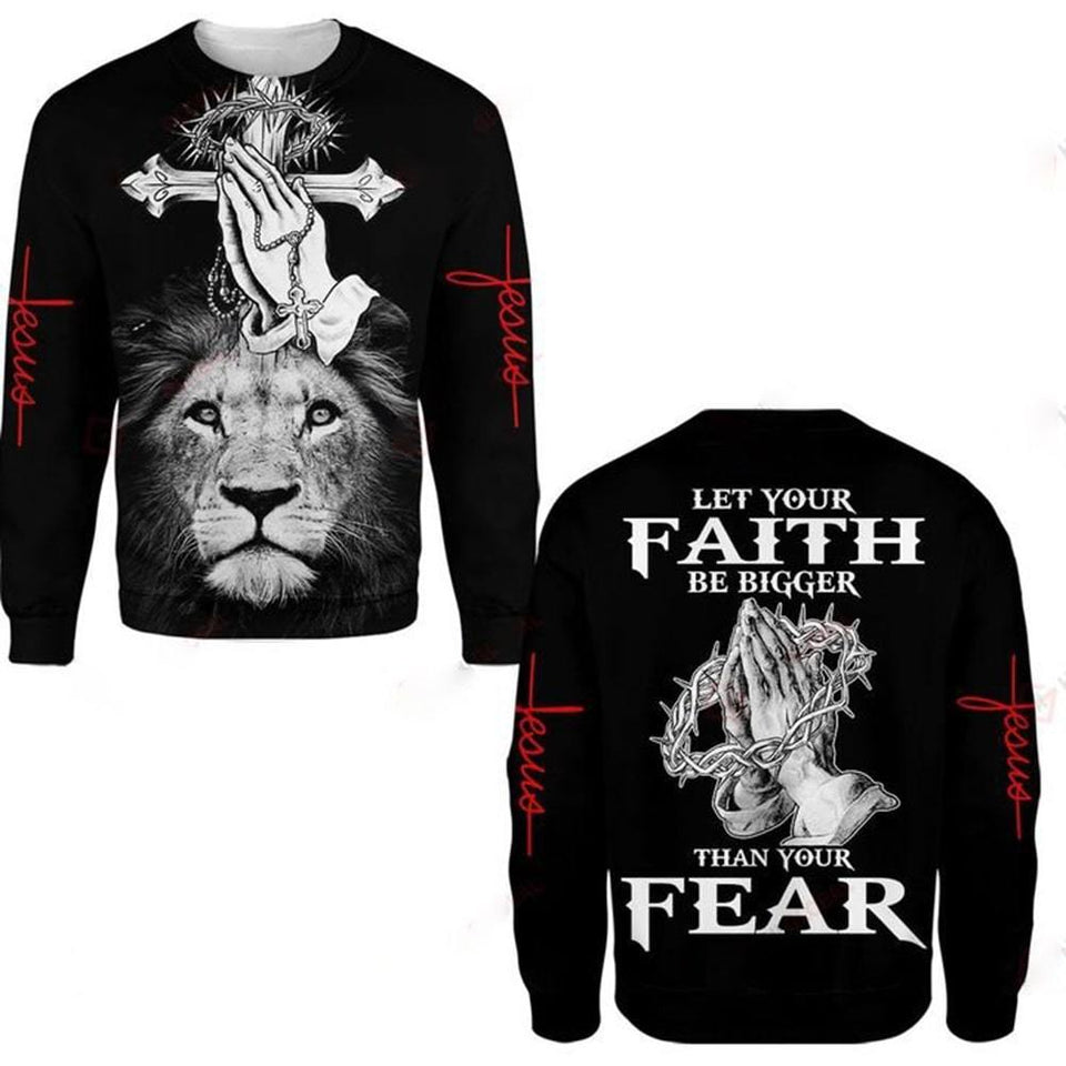 LET YOUR FAITH BE BIGGER ALL OVER PRINTED SHIRTS 191220
