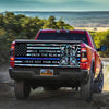 U.s. Veteran Back The Blue truck Tailgate Decal Sticker Wrap Tailgate Wrap Decals For Trucks
