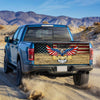 We The People Eagle truck Tailgate Decal Sticker Wrap Tailgate Wrap Decals For Trucks