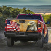 Patriotic Eagle truck Tailgate Decal Sticker Wrap Tailgate Wrap Decals For Trucks