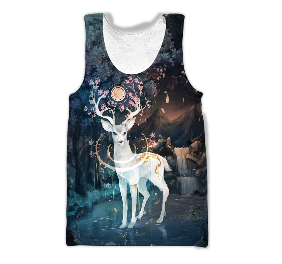 BEAUTIFUL DEER 3D ALL OVER PRINTED SHIRTS ANN231002