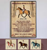 Horse Back Riding Is A Sport customized poster wall art print for horse lovers and equestrians.