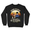 [PQ0346-ds-ltn] Born to ride Customized All type shirts Horse Lovers