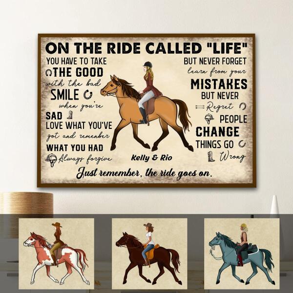 Customizable Horse Back Riding Is A Sport poster for horse lovers and equestrians