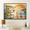 Just Need Someone To Be There customized poster for dog lovers printed on premium luster photo paper wall art.
