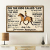 Customizable Horse Back Riding Is A Sport poster for horse lovers and equestrians