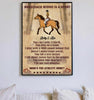 Horse Back Riding Is A Sport customized poster wall art print for horse lovers and equestrians.