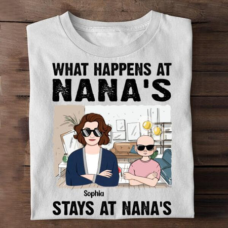 [PQ0347-ds-tnt] What happens at Nana's Customized All type shirts Family Lovers