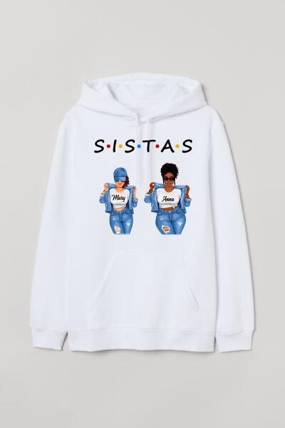 [DT1094-ds-lad] We are Sistas Customized All Type Shirts Friends Lovers